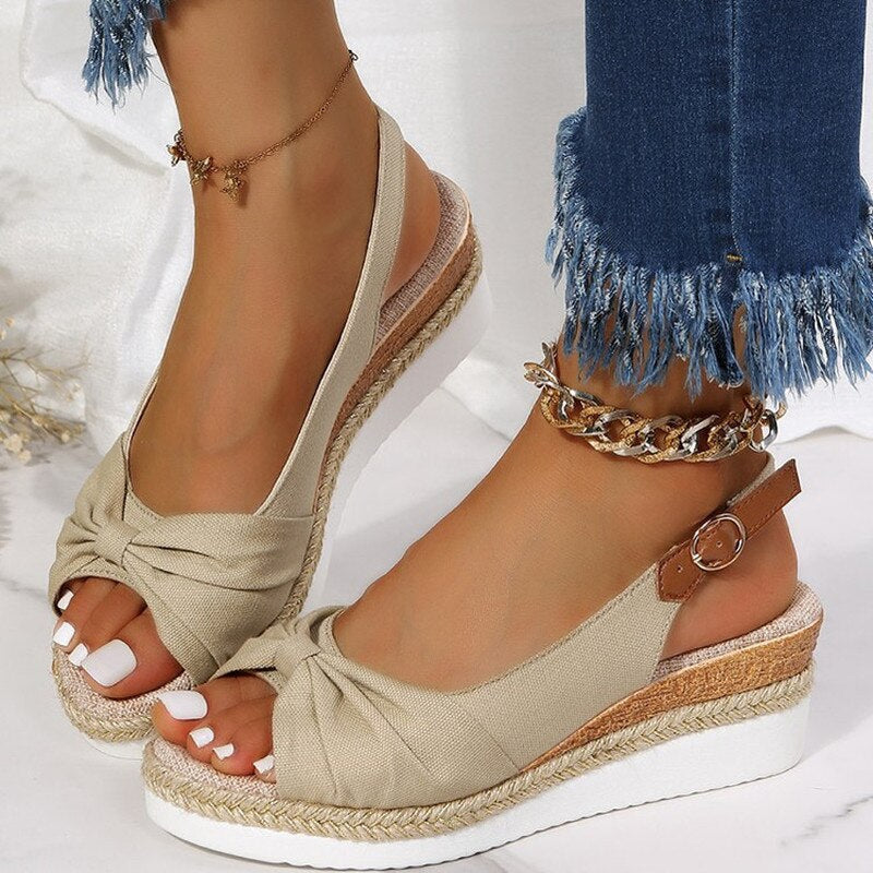 ShopNory | Orthopädische Peep-Toe Wedges