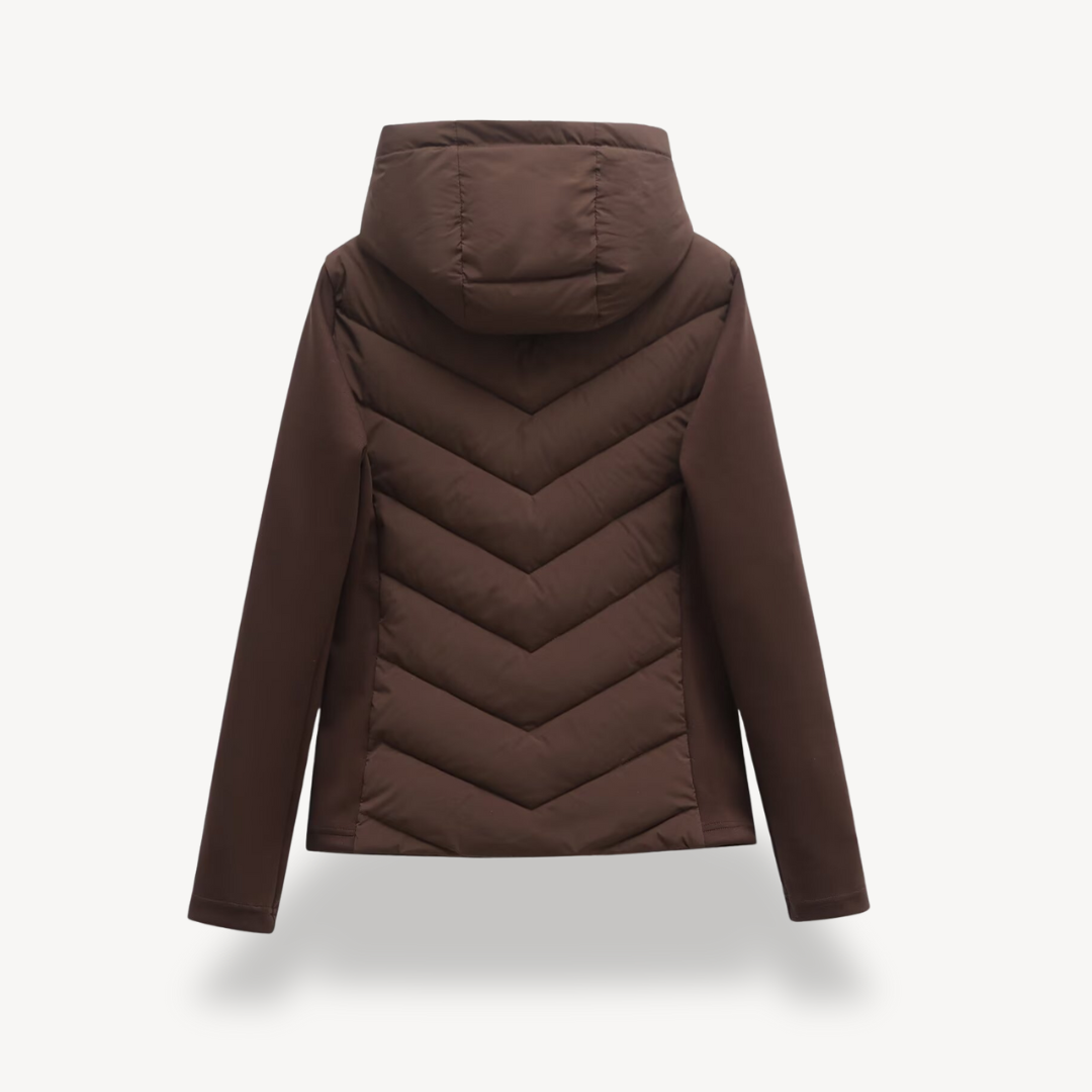 Damen Chevron Steppjacke