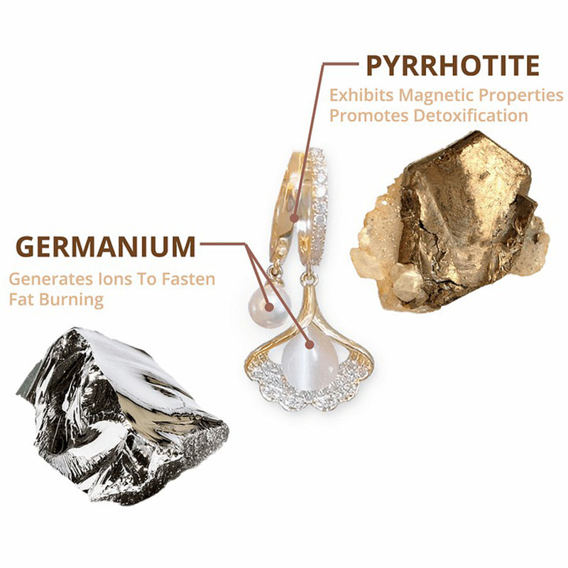 Magnetische Therapie Detox Germanium Ohrringe