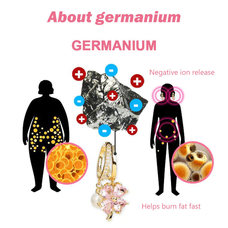 Lymphatische Magnettherapie Germanium-Ohrringe