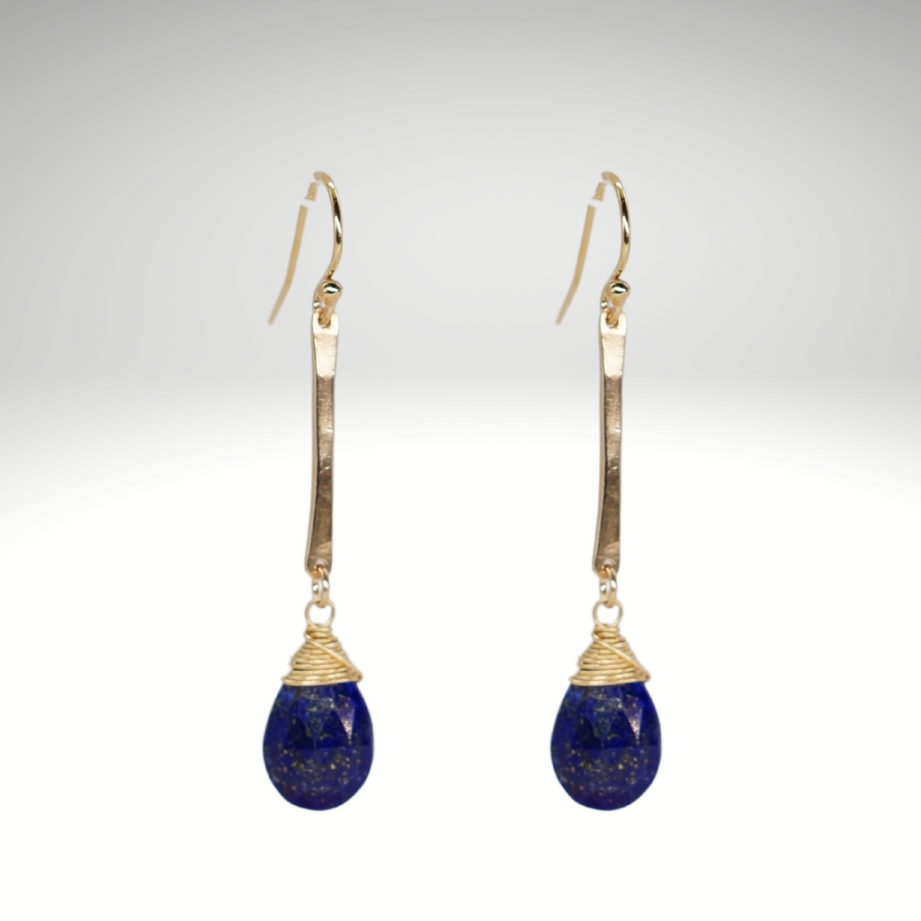 Drop Edelstein Geburtsstein/Zodiac Ohrringe | Shop Nory