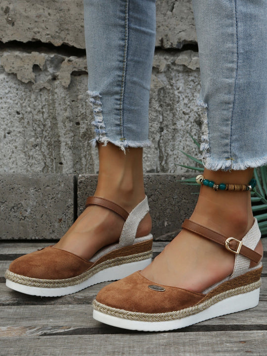 ShopNory | Orthopädische Trendy Braune Espadrilles