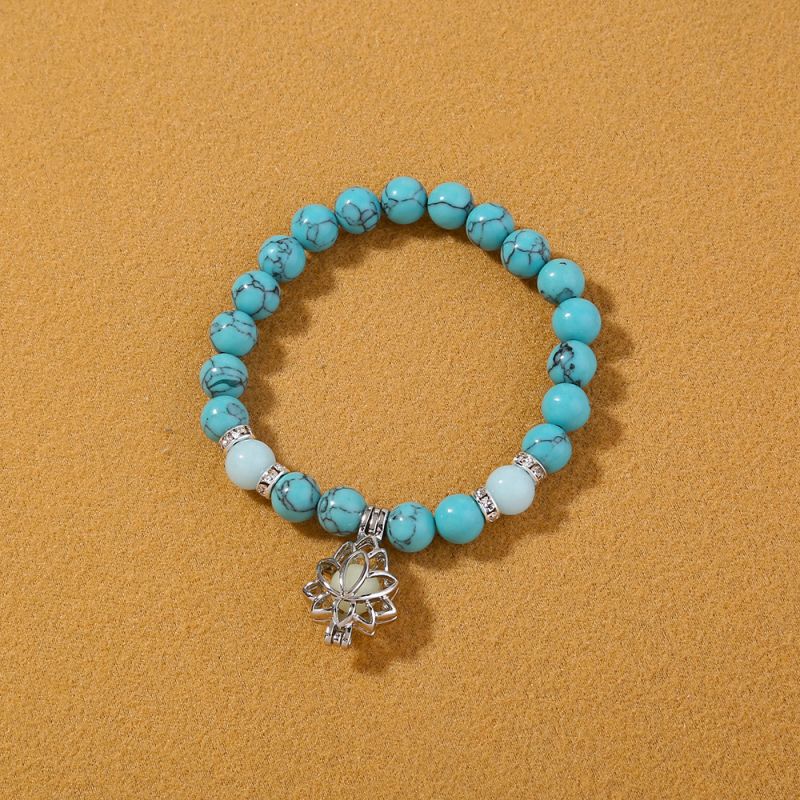 Leuchtendes Lotus-Anhänger-Armband | Shop Nory