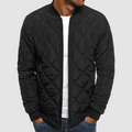 Herren Bomber Steppjacke - Reißverschluss vorne & Taschen an den Ärmeln