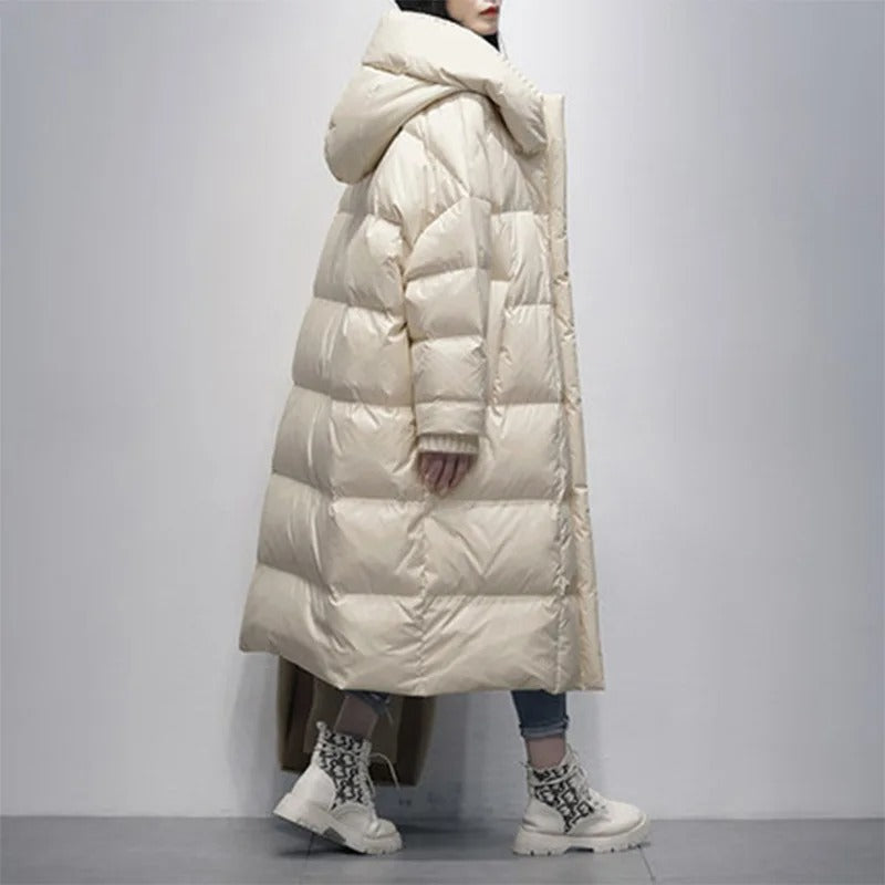 Langfell Winterjacke für Damen