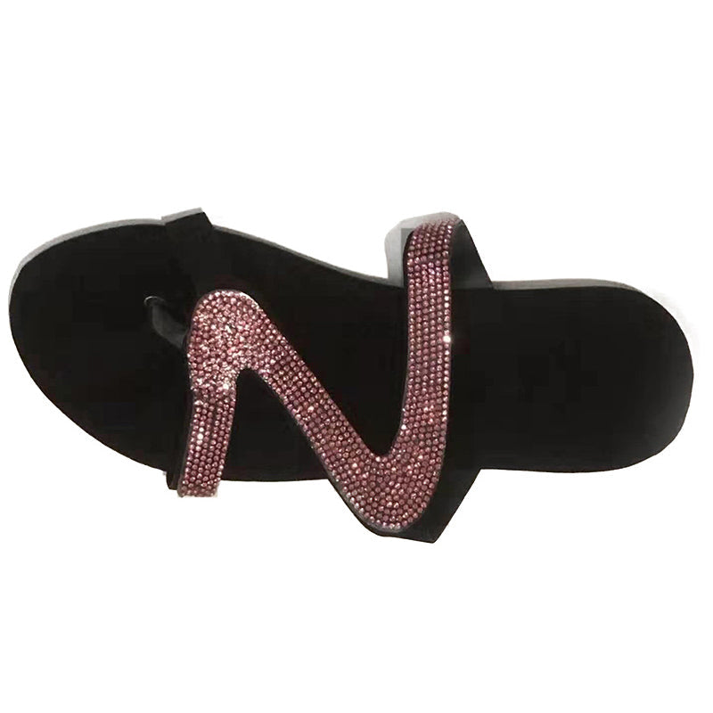 Elegante Glitzer-Sandale für Damen : 2024 Edition