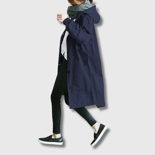 Shopnory | Klassischer Trenchcoat mit Moderner Eleganz