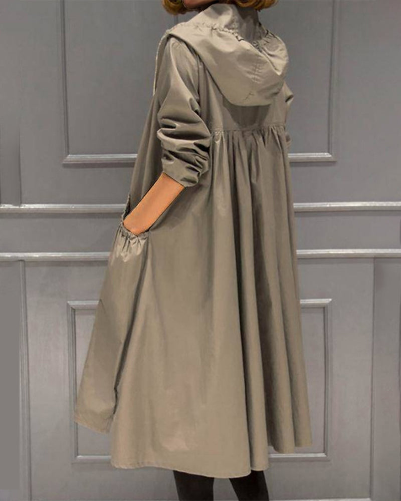 langer Trenchcoat - Caroline