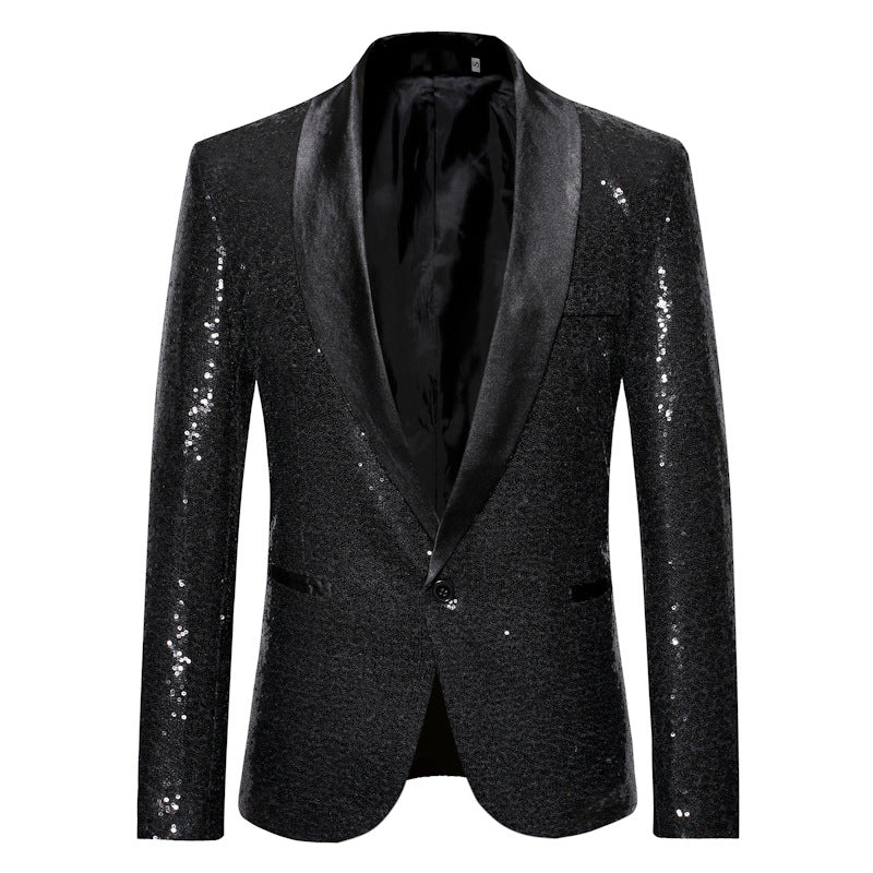 Stilvoller Pailletten-Blazer für Herren