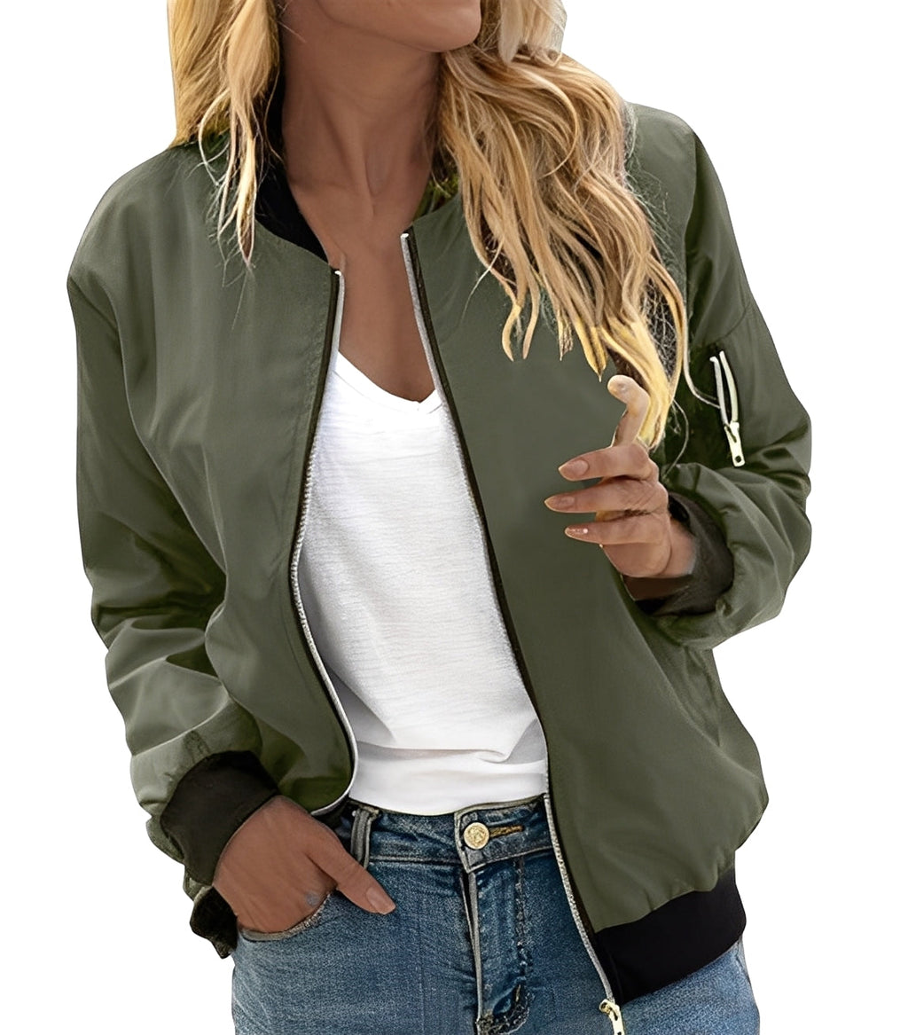 Stilvolle und komfortable Damen-Bomberjacke