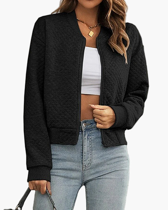 Bomberjacke Stepp-Design Modern Freizeit Übergangsjacke