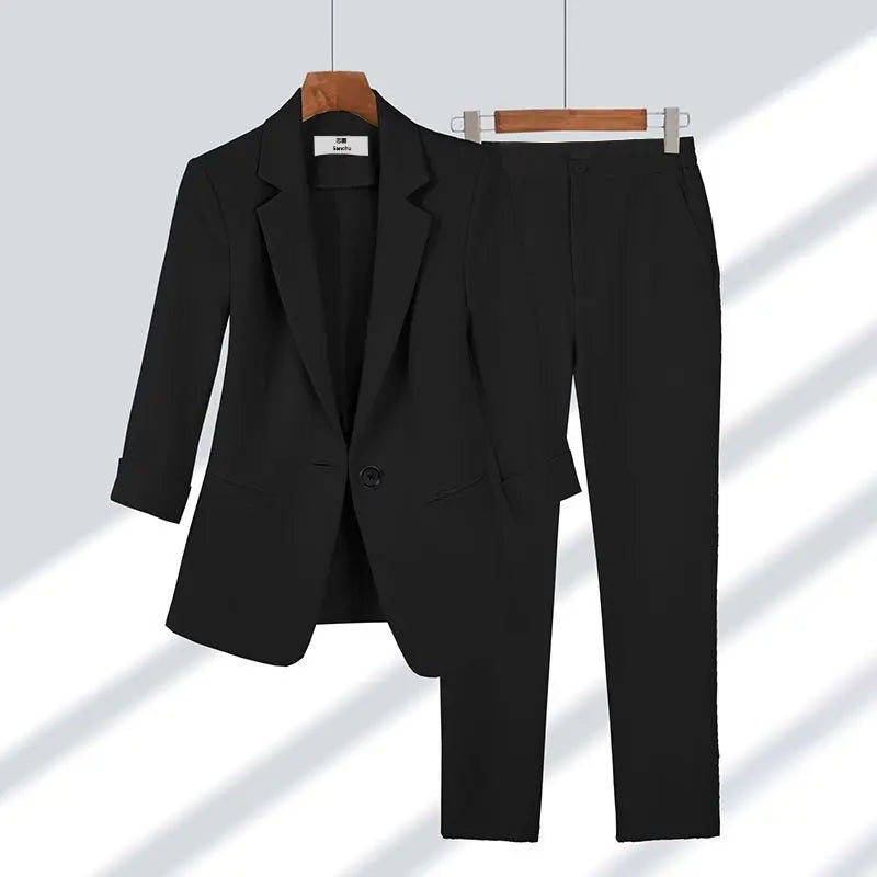 Shopnory | Eleganter Blazer und Hosenanzug