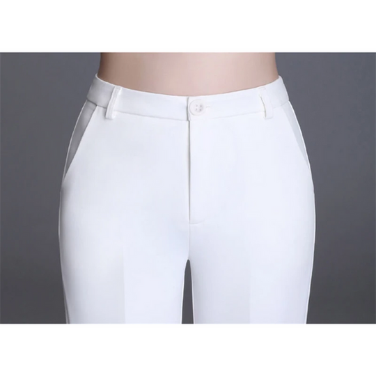 Elegante Enganliegende Hohe Taille Flared Hosen