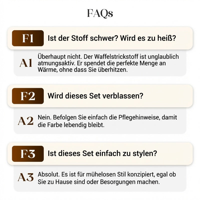 Herren Lockerer Waffelstrick-Zweiteiler