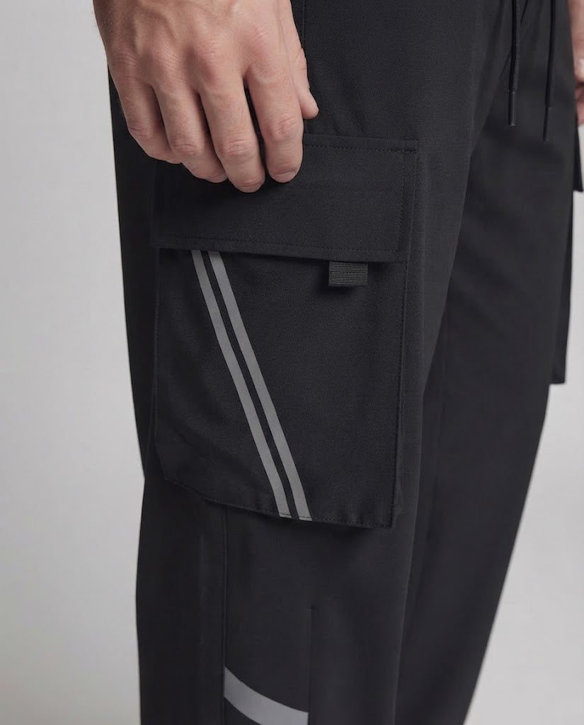 Herren Bunte Cargo-Hose mit breitem Schnitt Shop Nory
