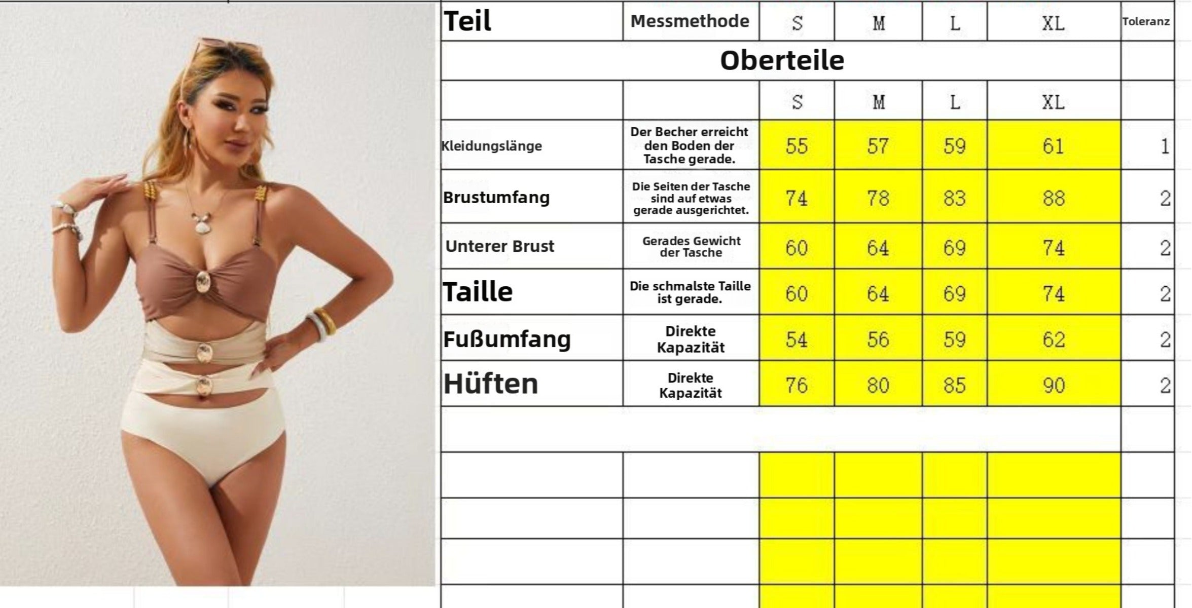 Einteiliger Badeanzug