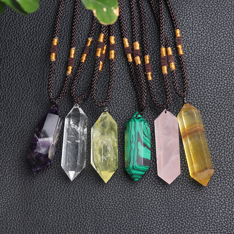 Natürliche Kristall-Amethyst-Heilende Halskette | Shop Nory