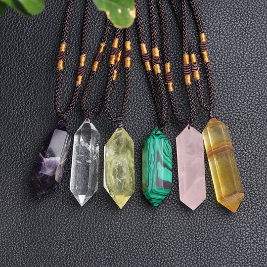 Natürliche Kristall-Amethyst-Heilende Halskette | Shop Nory