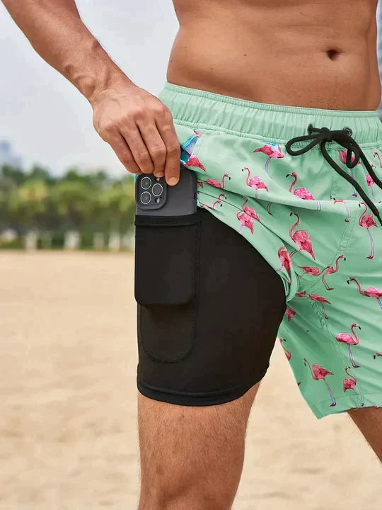 Shopnory | Trendy Herrenbadehose mit Einzigartigem Design