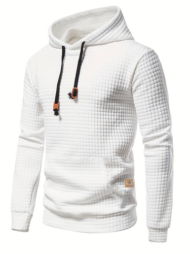 ShopNory - Lässiger Waffelmuster Hoodie für Männer