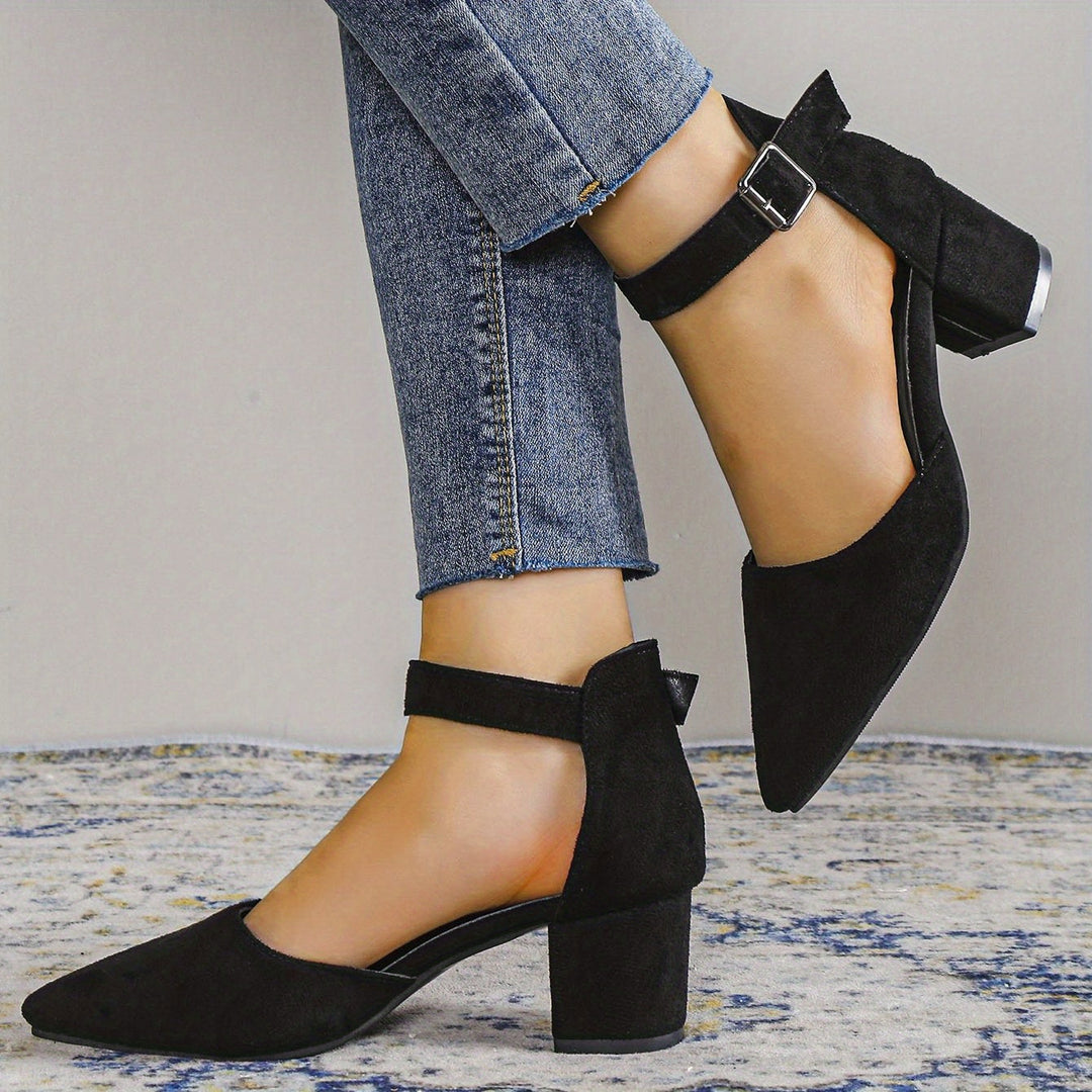Damen Sandalen mit Blockabsatz Schnürung, mit Knöchelriemen, Elegant