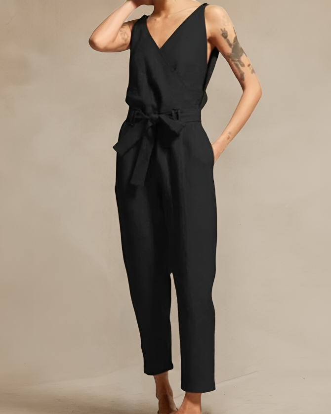 Shopnory | Bequemer Leinen-Overall