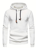 ShopNory - Lässiger Waffelmuster Hoodie für Männer