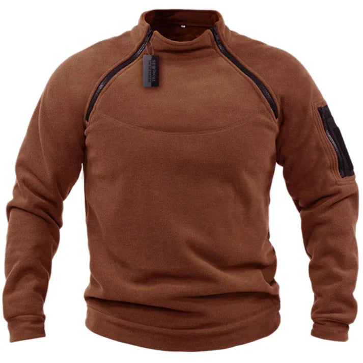 Herren Fleece Zip-Up Pullover