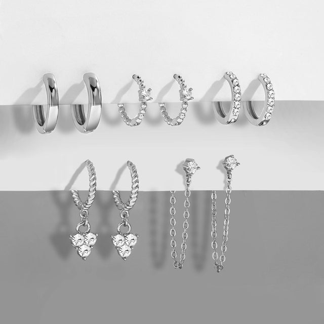 Herz Zirkon | Retro Kubik Zirkonia Herz Ohrringe | Shop Nory