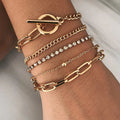 Crystal Fashion Kettenarmbanden Set | Shop Nory