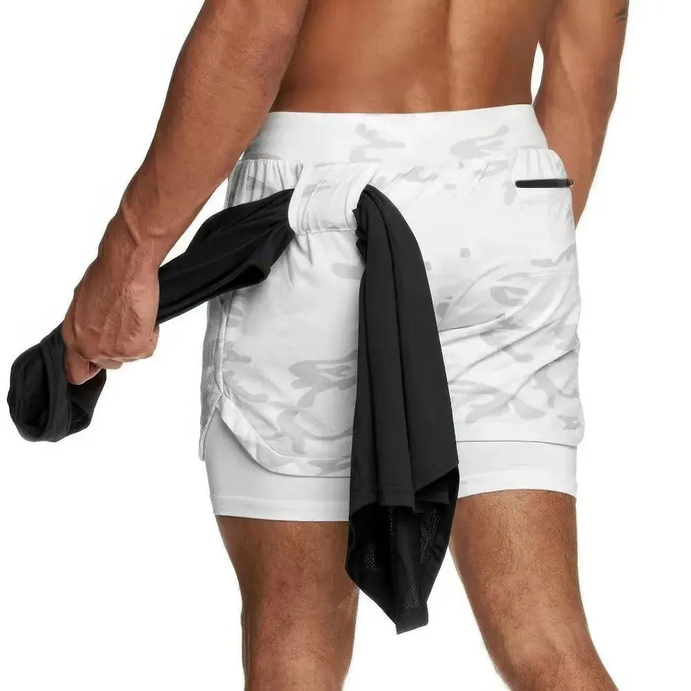 Shopnory | Camo 2 In 1 Schnell Trocknende Sporthose