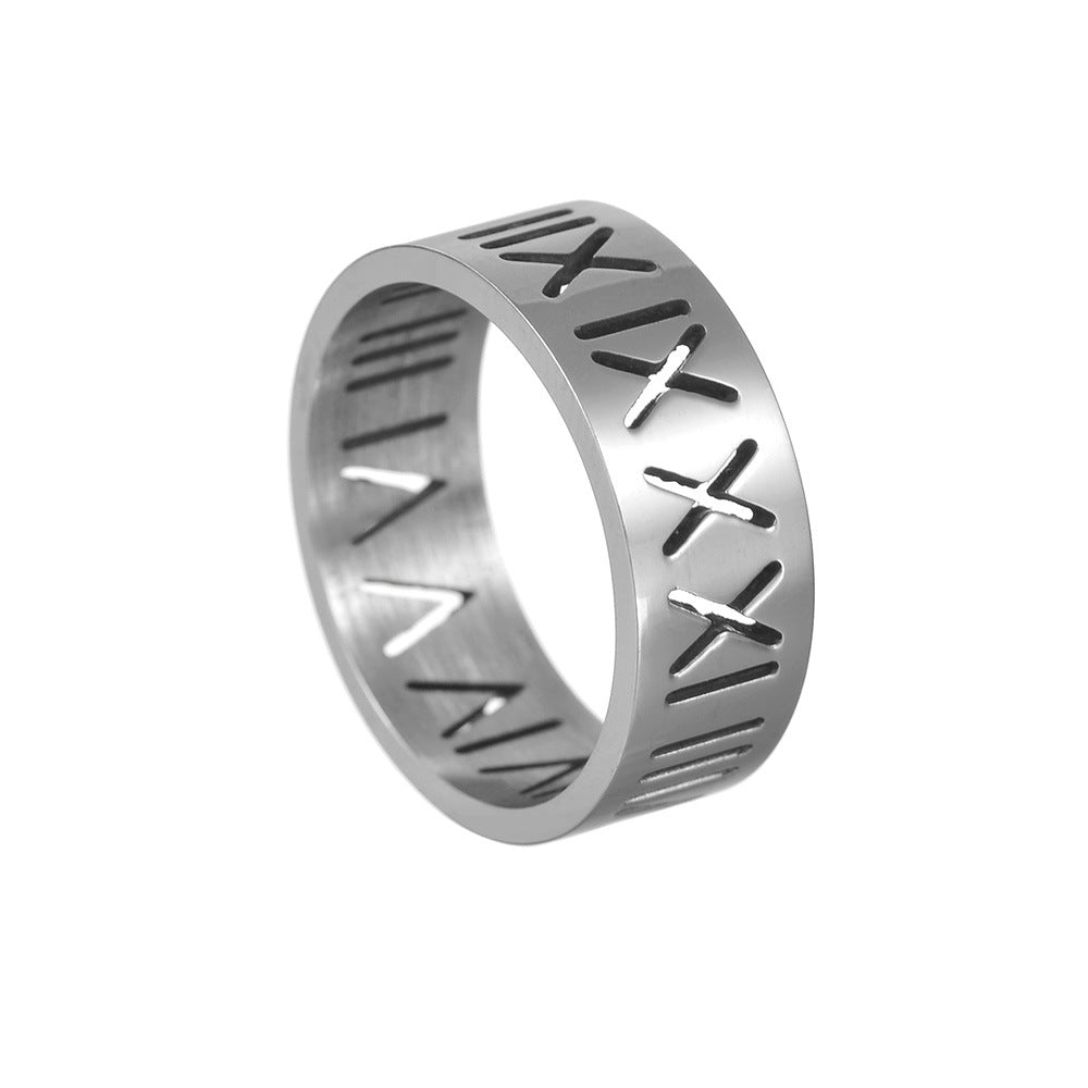 Herren Ring "Roman" in Titaniumstahl | Shop Nory