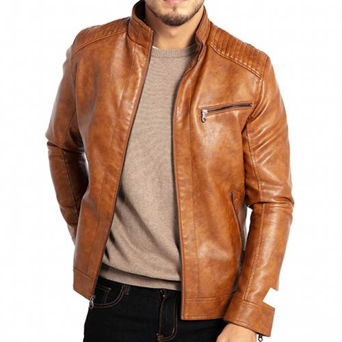 Elegante Lederjacke für Männer