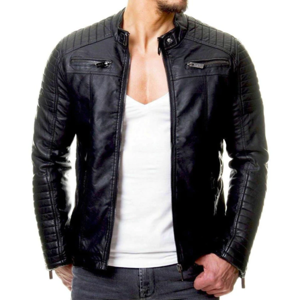 Elegante Lederjacke für Männer
