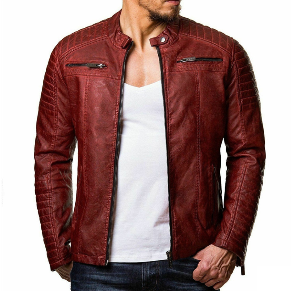 Elegante Lederjacke für Männer