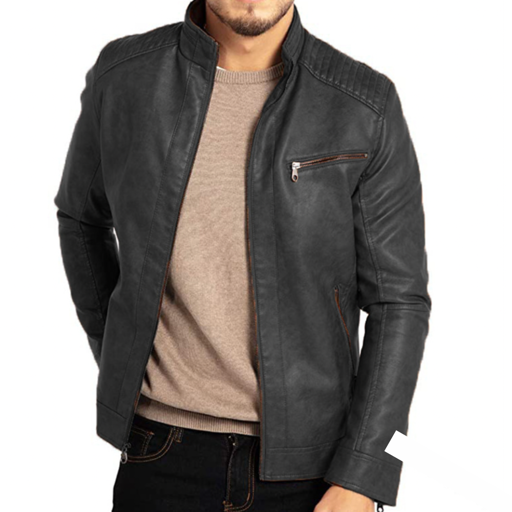 Elegante Lederjacke für Männer