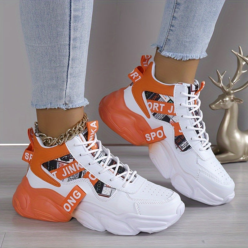 Bequeme, rutschfeste Knöchelsneaker mit Schnürsenkeln