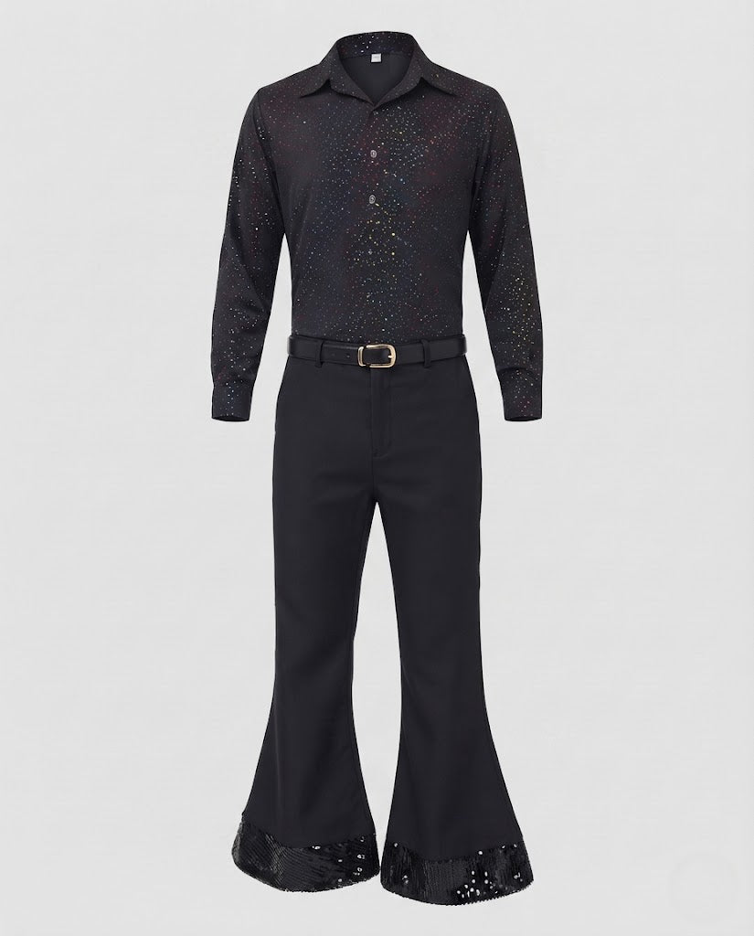 Herren Disco-Kostüm mit Glitzerdetails Shop Nory