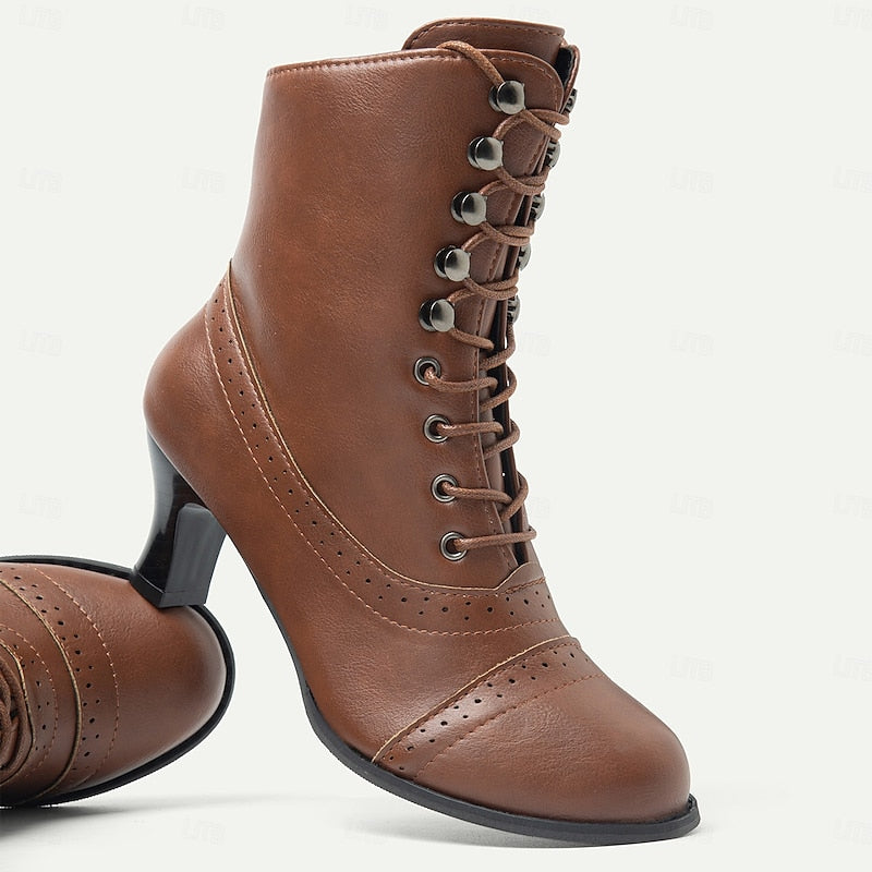 Vintage Komfort-Stiefel für Damen
