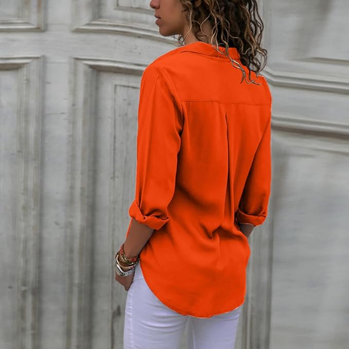 Elegante Chiffonbluse für Frauen