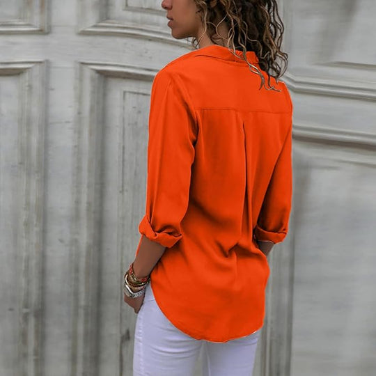 Elegante Chiffonbluse für Frauen