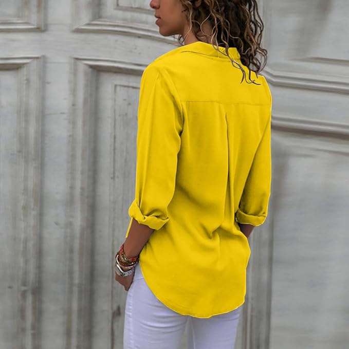 Elegante Chiffonbluse für Frauen