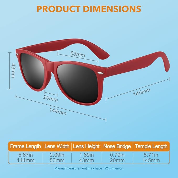 80Er Retro Polarisierte Sonnenbrille