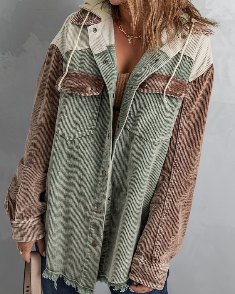 Stylische Cordjacke