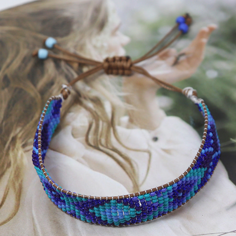 Handgewebtes Böhmisches Armband | Shop Nory