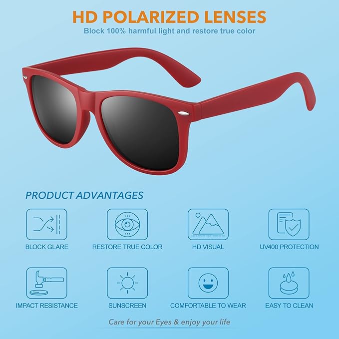 80Er Retro Polarisierte Sonnenbrille