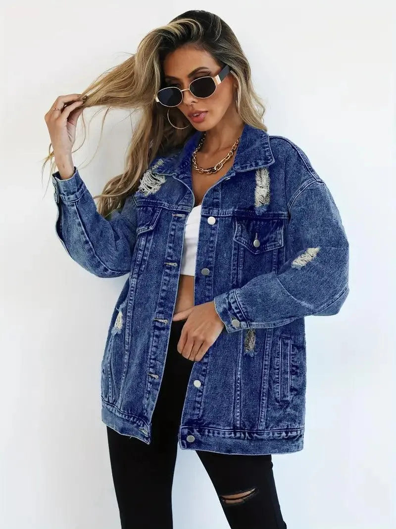 Oversized Jeansjacke für Damen