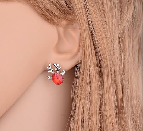 Winterliche Weihnachts-Rentier-Ohrstecker | Shop Nory