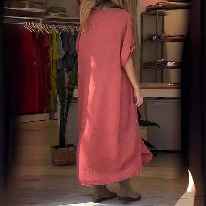 Leinen Baumwolle Kleid