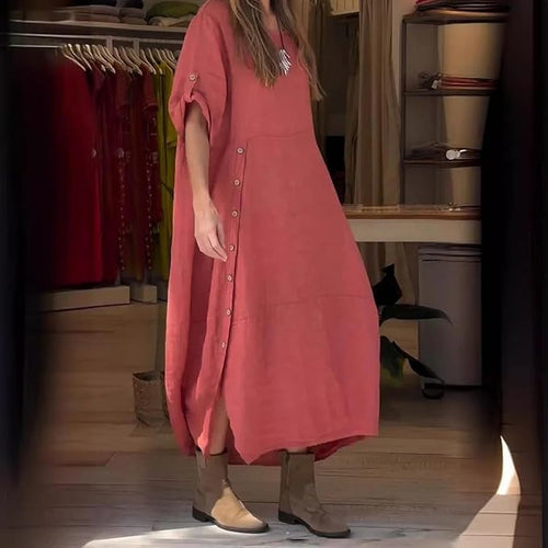 Leinen Baumwolle Kleid